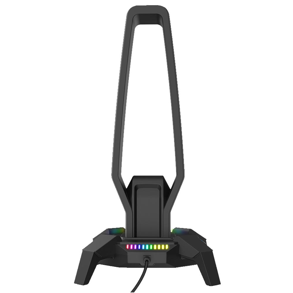 Rampage RM-H27 IGRIS Type-C RGB Siyah Kulaklık Standı