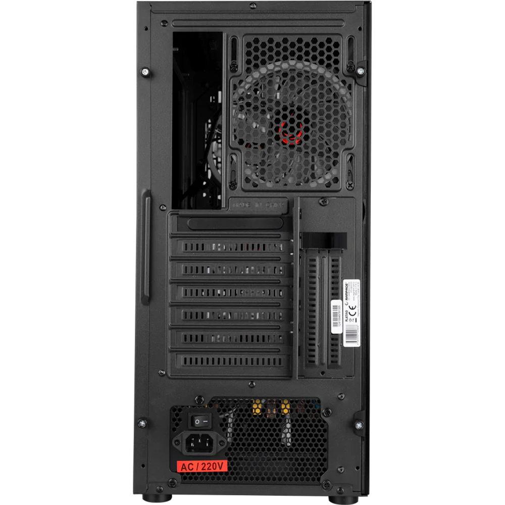 Rampage PLATINO 600W 80 Plus Bronze Rainbow Tempered Mesh Panel Gaming Kasa