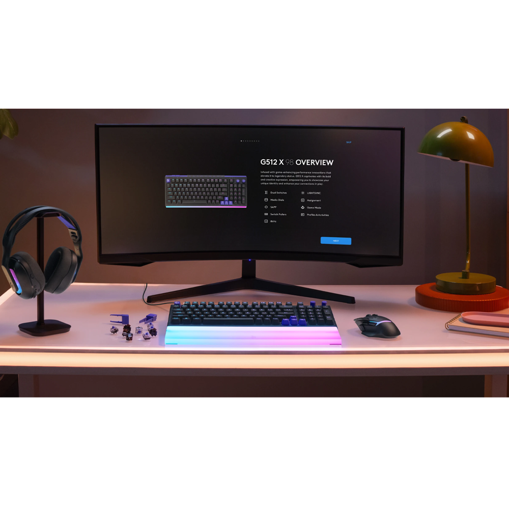 Logitech G512 X 98 Tactile Switch RGB Mekanik Siyah Kablolu Gaming Klavye