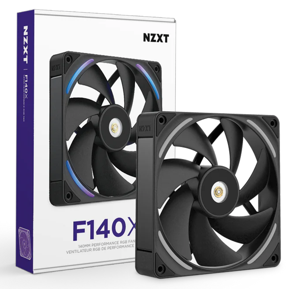 NZXT F140X Performance RGB 140mm Siyah Kasa Fanı