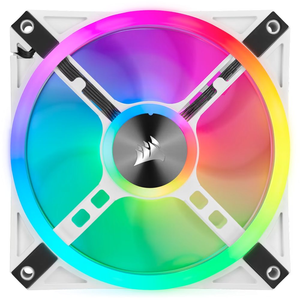 CORSAIR iCUE QL120 RGB PWM White 120mm Fan