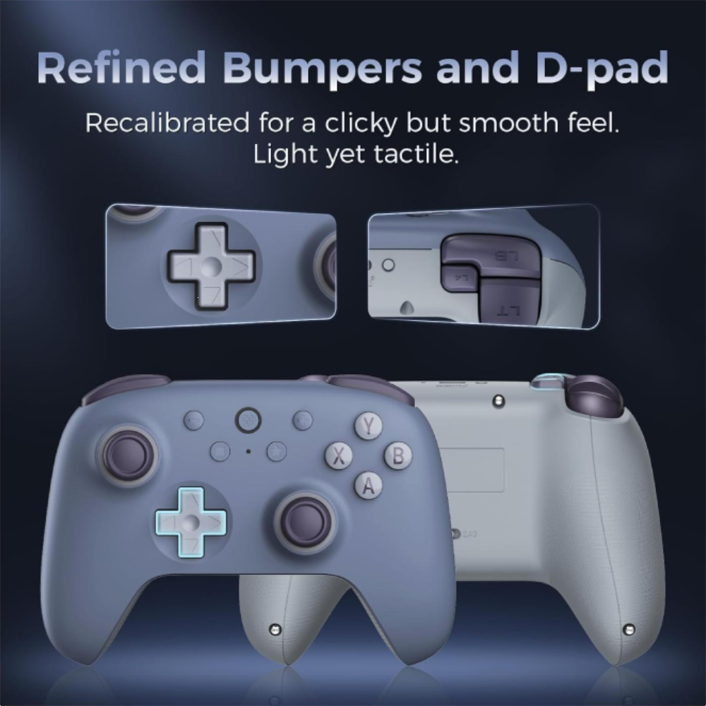 8BitDo Ultimate 2C Hall Efect Kablosuz Koyu Mavi Gamepad