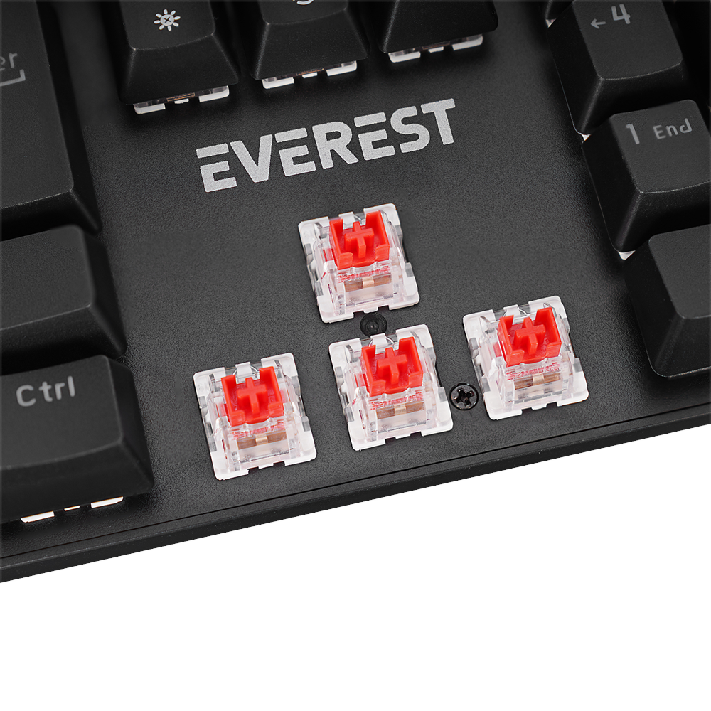 Everest KB-MK1 Lumos Red Switch RGB Kablolu Gaming Klavye 