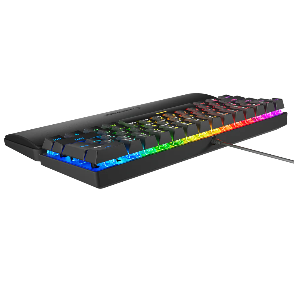 Rampage PLOWER K60 Blue Switch RGB İngilizce Kablolu Gaming Klavye