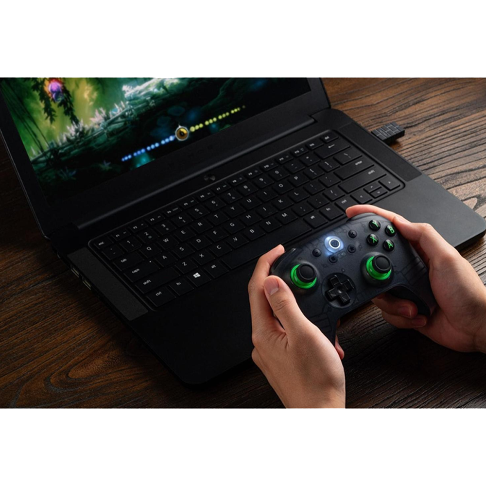 8BitDo Ultimate 2C Hall Effect Kablosuz Transparan Siyah Gamepad