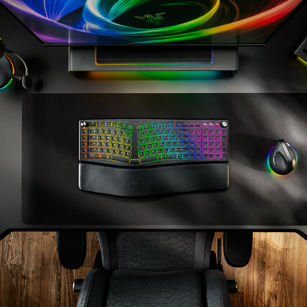 Razer Pro Type Ergo Scissor Switch RGB Kablosuz Klavye