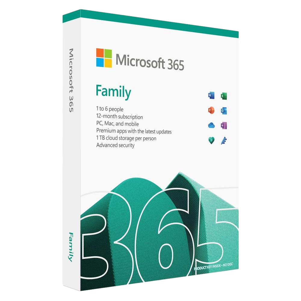 Microsoft Office 365 Aile Türkçe Kutu 6 Kullanıcı 1 Yıl