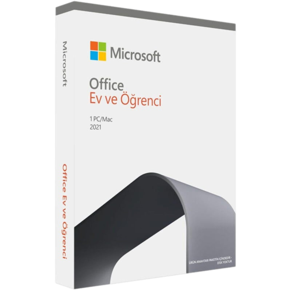 Microsoft Office Ev ve Öğrenci 2021 Türkçe Kutulu Ofis Yazılımı