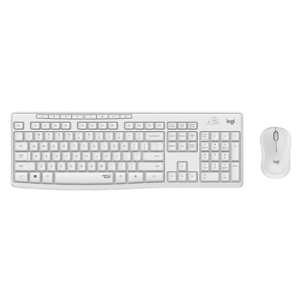 Logitech MK295 Kablosuz Türkçe Q Beyaz Klavye Mouse Set