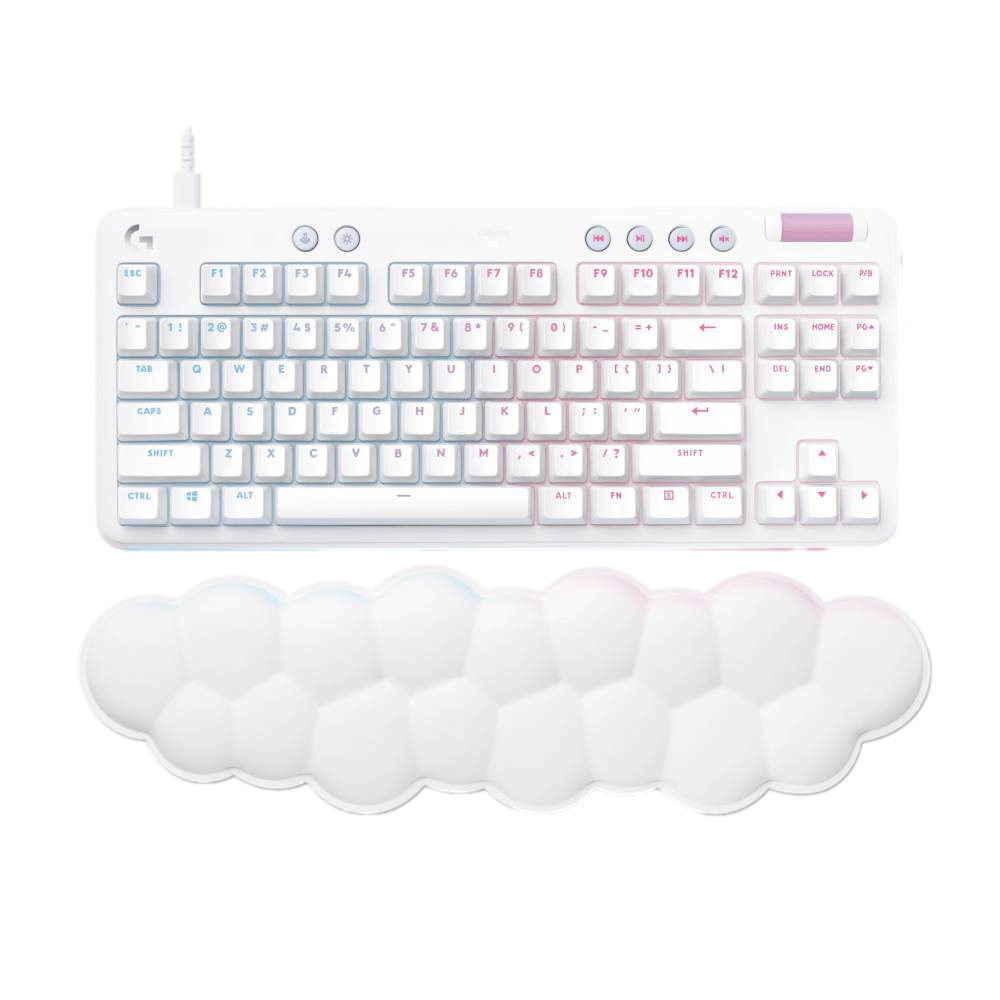 Logitech G Aurora G713 Kablolu Beyaz TKL İngilizce(US) Oyuncu Klavyesi
