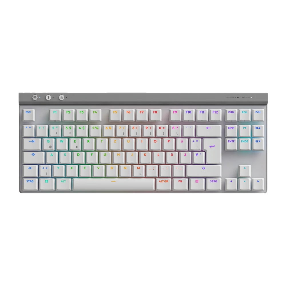 Logitech G515 LIGHTSPEED TKL RGB Kablosuz İngilizce Mekanik Beyaz Gaming Klavye