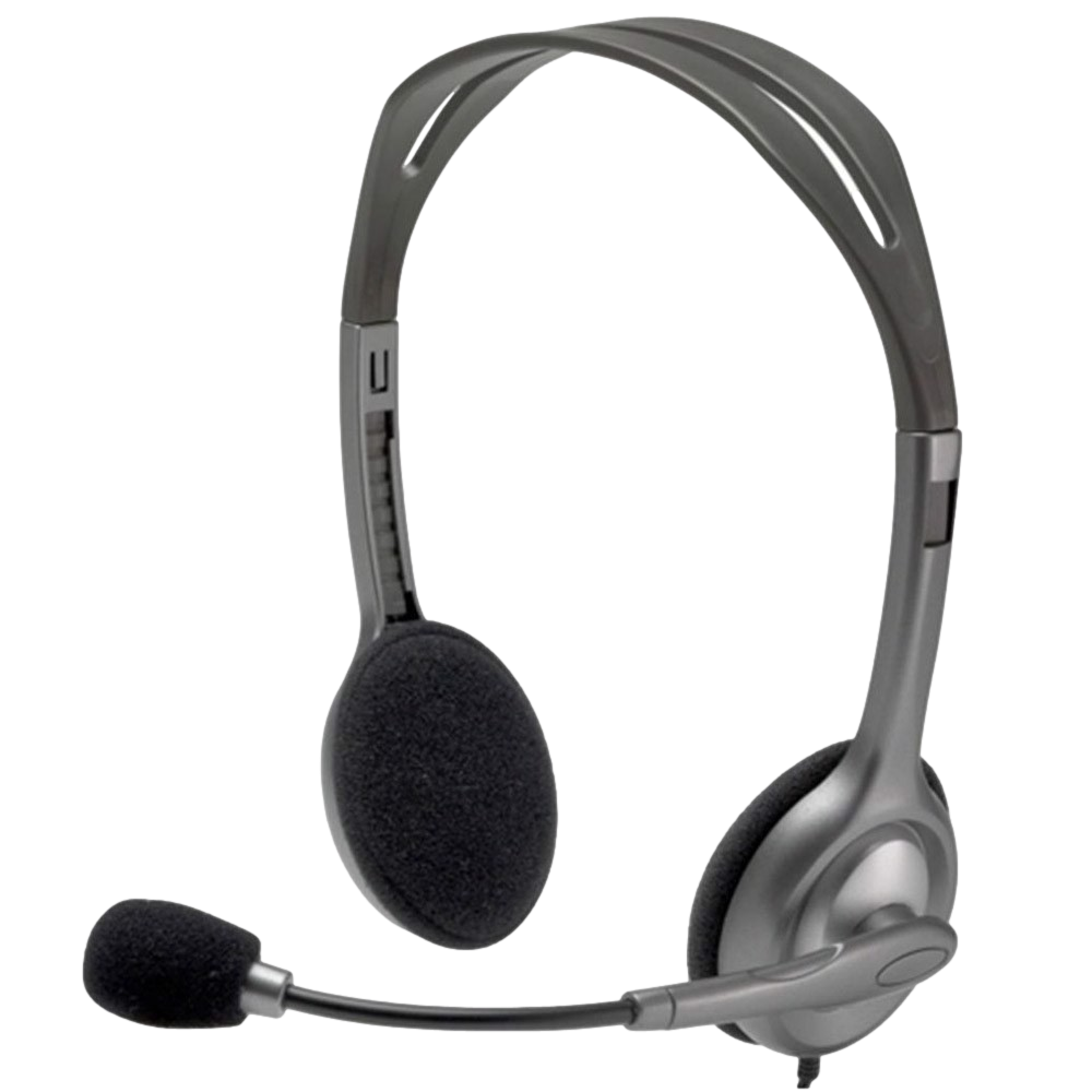 Logitech H111 Stereo Gri Kulaklık