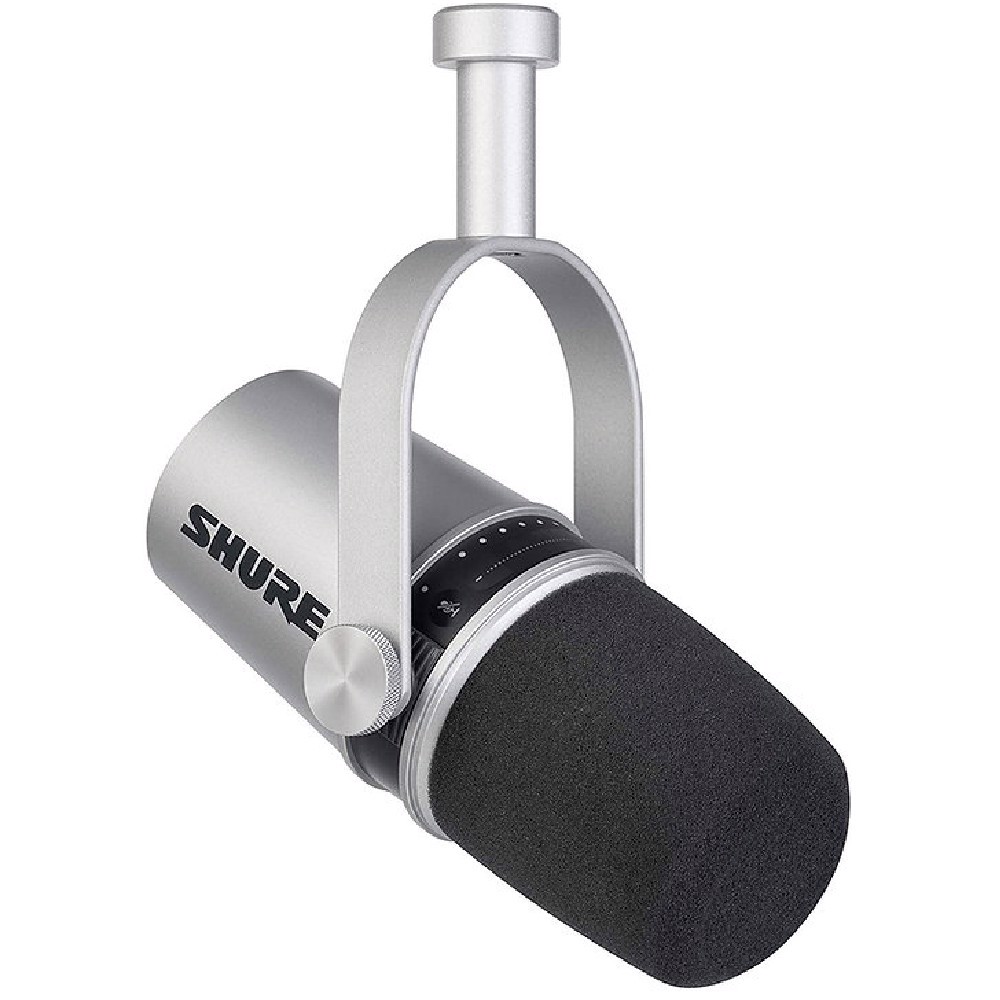 Shure MV7 Premium Silver Podcast / Stream / Gaming Mikrofon | ITOPYA