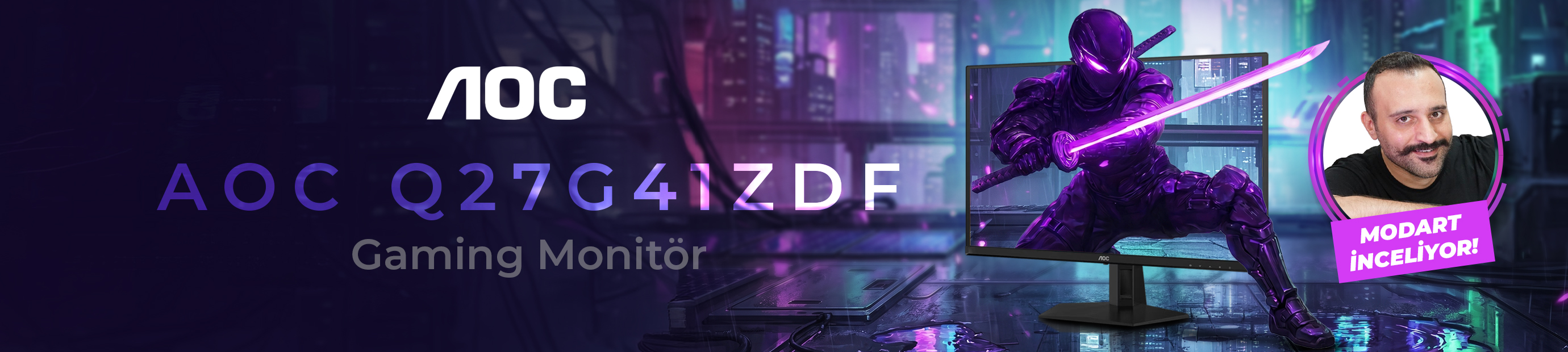 Monitör inceleme bannerı