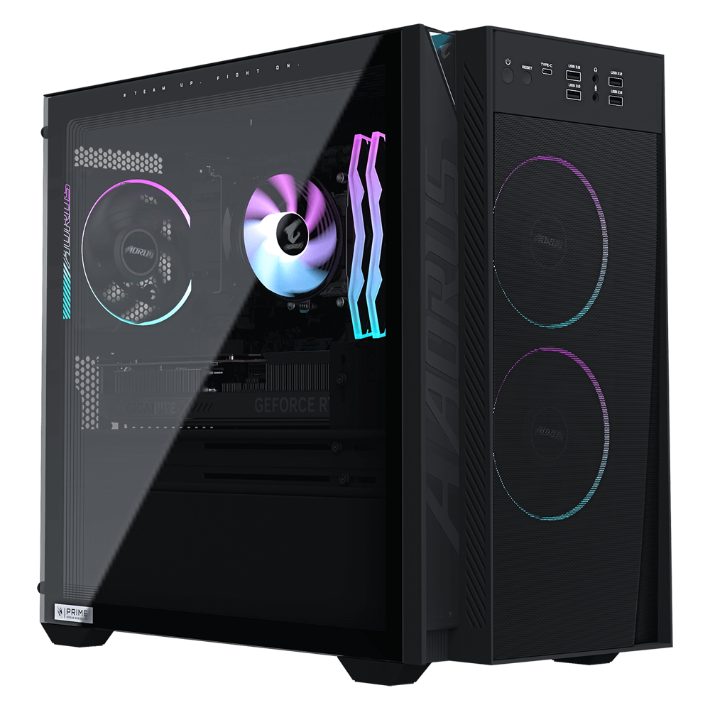 GIGABYTE AORUS PRIME 3 AP351 Ryzen 7 9700X 16GB DDR5 1TB SSD RTX5060 WINDFORCE MAX OC 8GB 650W 80+ Gold PSU W11H Masaüstü Gaming Bilgisayar