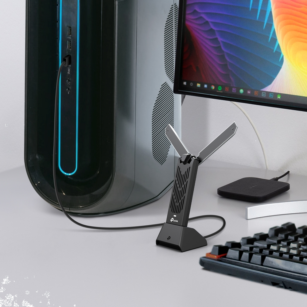 TP-LINK ARCHER TBE400UH BE6500 WIFI7 Yüksek Kazançlı Wireless Tri Bant USB Adaptör