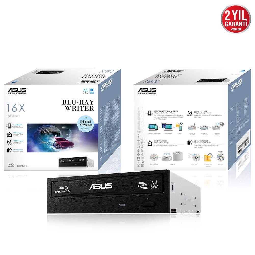 ASUS BW-16D1HT M-Disc BDXL Blu-Ray Optik Sürücü
