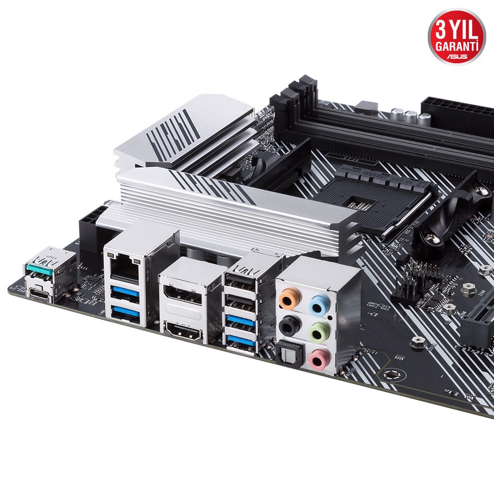 ASUS PRIME B550-PLUS 4600MHz OC DDR4 Soket AM4 M.2 DP HDMI ATX Anakart