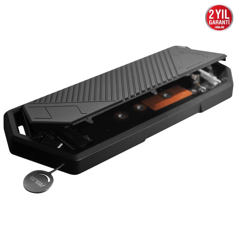 ASUS ROG STRIX ARION Lite Aura Sync RGB USB 3.2 Type-C M.2 NVMe SSD Kutusu
