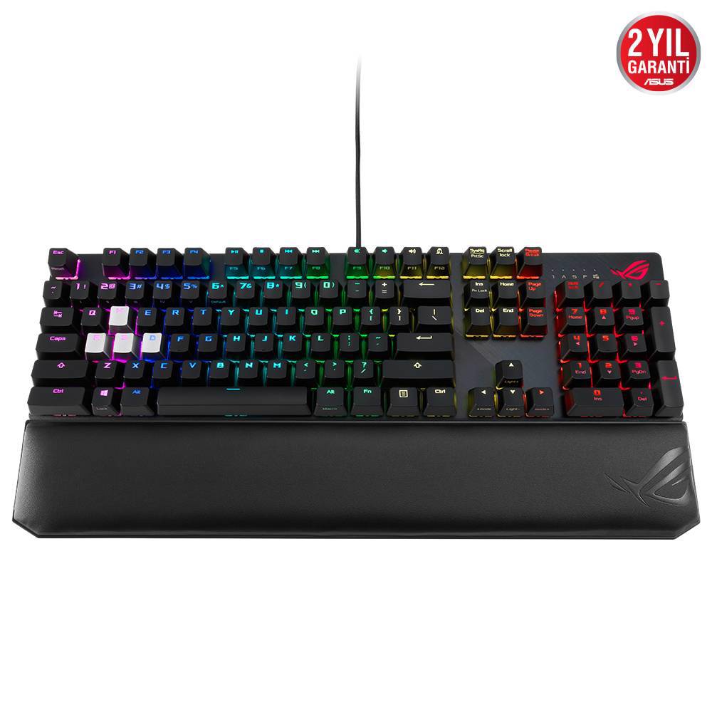ASUS ROG STRIX Scope Deluxe ROG NX Red Türkçe RGB Mekanik Gaming Klavye