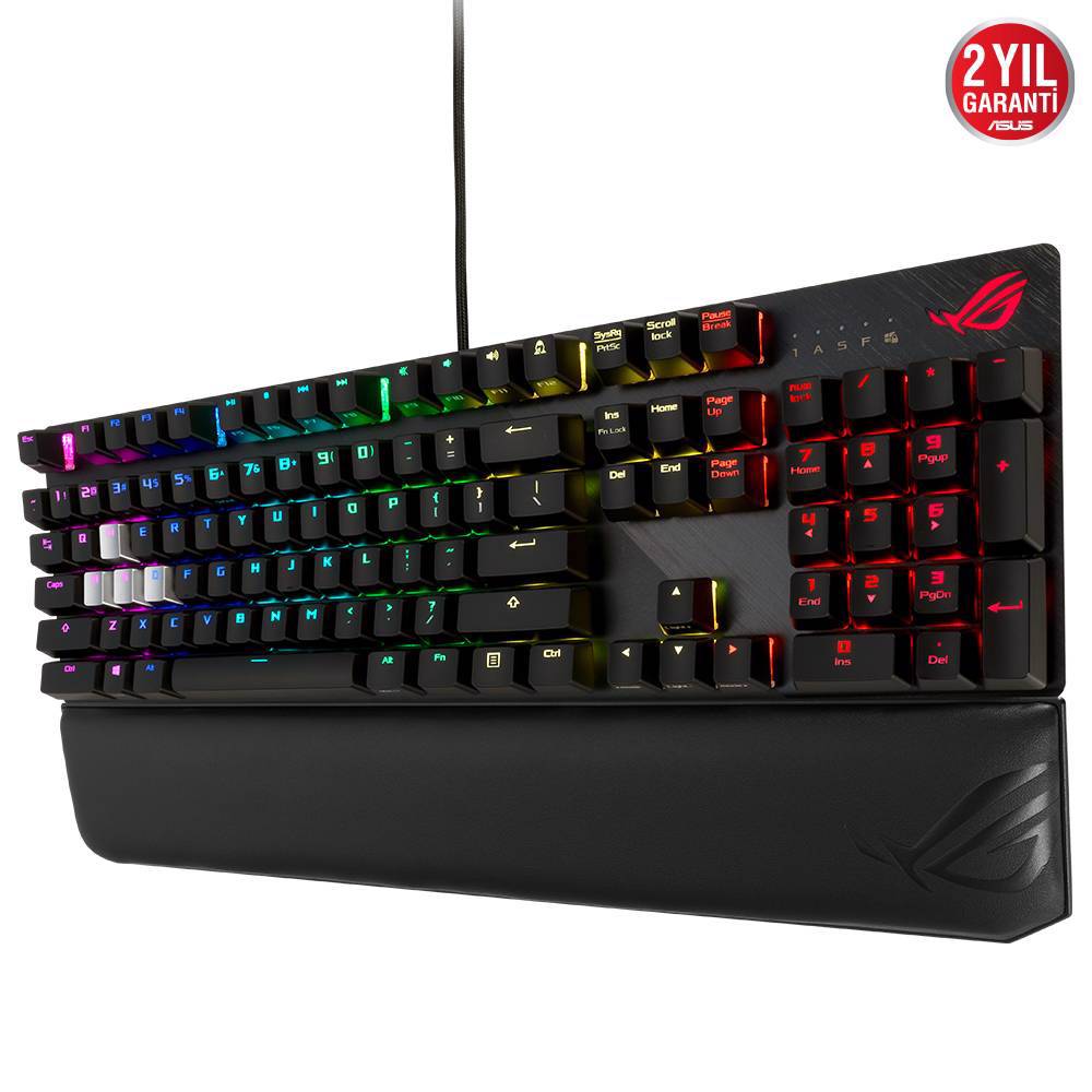 ASUS ROG STRIX Scope Deluxe ROG NX Red Türkçe RGB Mekanik Gaming Klavye