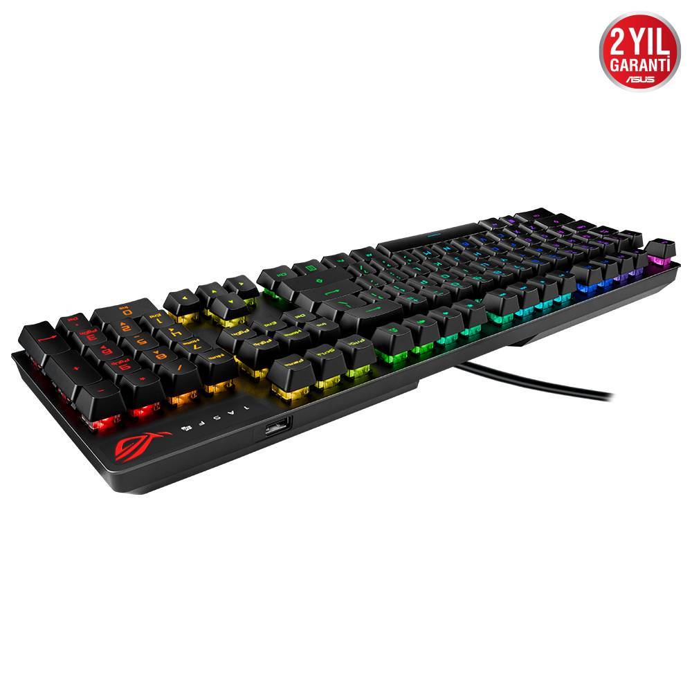 ASUS ROG STRIX Scope RX Red Switch Türkçe Optik Mekanik Gaming Klavye