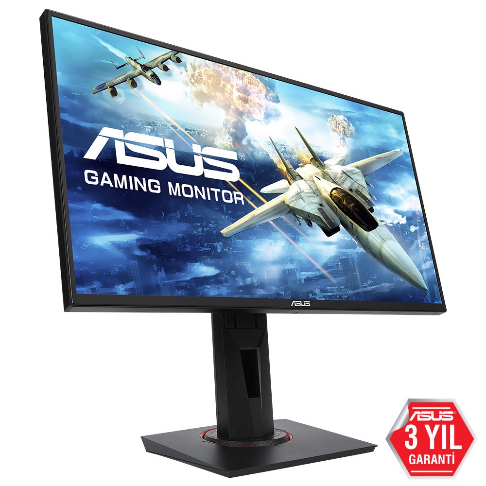 ASUS VG258QR 24.5  165Hz 0.5ms(GtG) DVI-D HDMI DP FreeSync G-Sync FHD TN Gaming Monitör