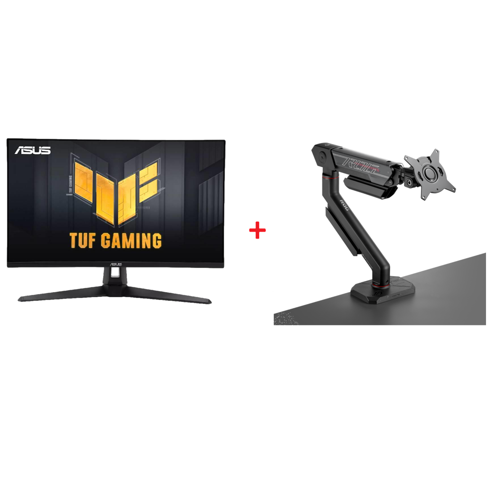 ASUS TUF GAMING VG27UQ1A 27" Monitör + ROG Ergo 49" Askı Aparatı Bundle Paket