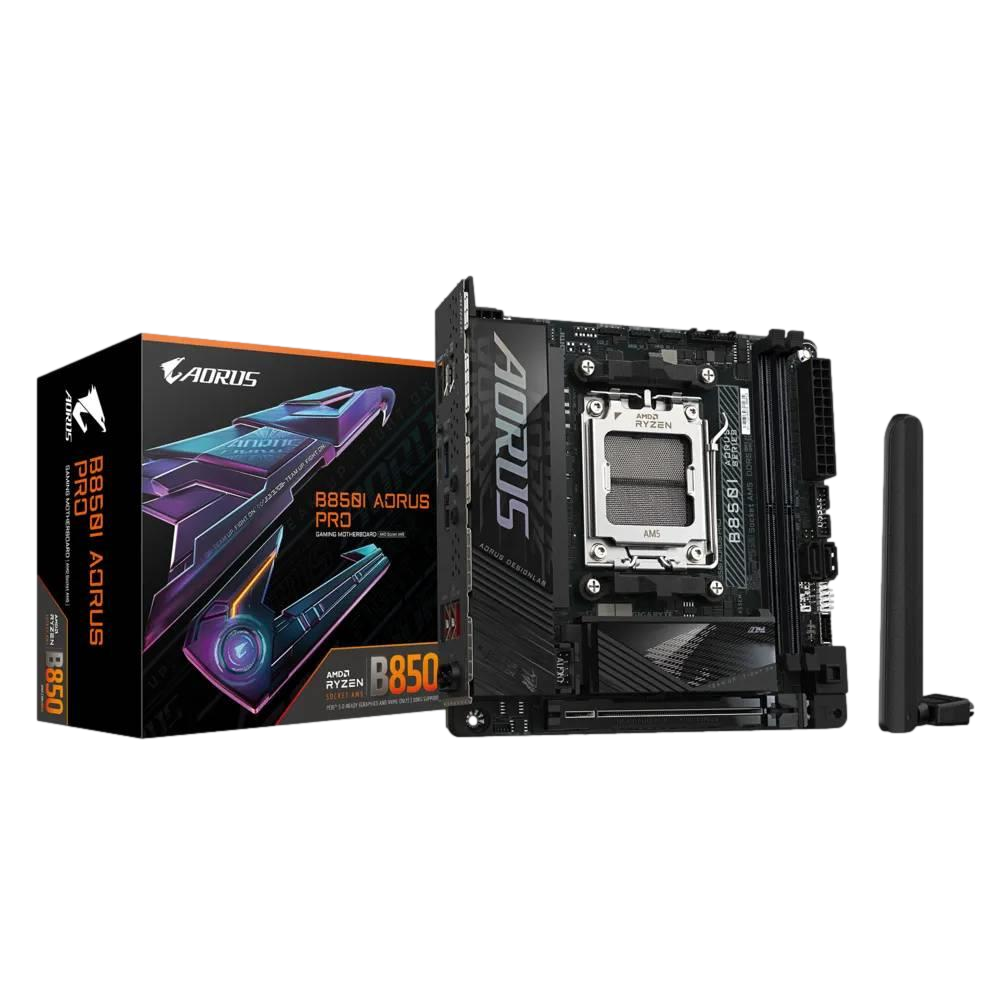 GIGABYTE B850I AORUS PRO 8400MHz OC DDR5 Soket AM5 M.2 HDMI Mini-ITX Anakart görsel 1