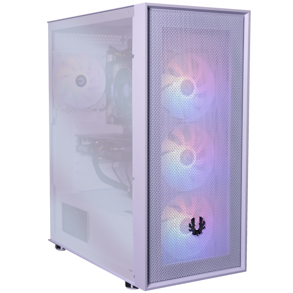 BitFenix ARES 600W 80+ Bronze Tempered Glass USB 3.0 Mesh FRGB ATX Beyaz Kasa görsel 1