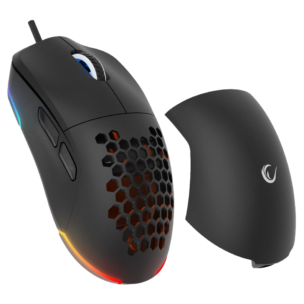 Rampage BLINK Siyah 7 Makro Tuşlu RGB 12800 DPI Kablolu Gaming  Mouse
