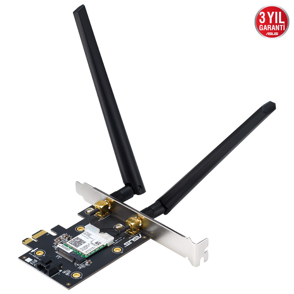 ASUS PCE-AX3000 WIFI6 DualBand Gaming Kablosuz PCIE Bluetooth Adaptör