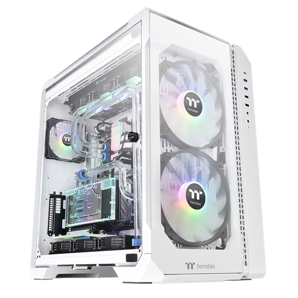 Thermaltake View 51 Snow ARGB Tempered Glass USB 3.0 E-ATX Mid Tower Kasa