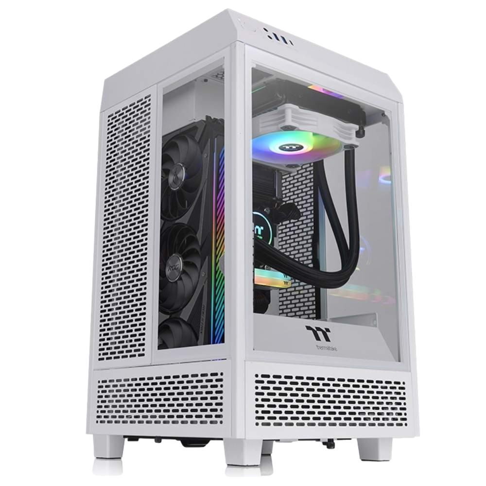 Thermaltake The Tower 100 Tempered Glass USB 3.0 Beyaz Mini ITX Kasa