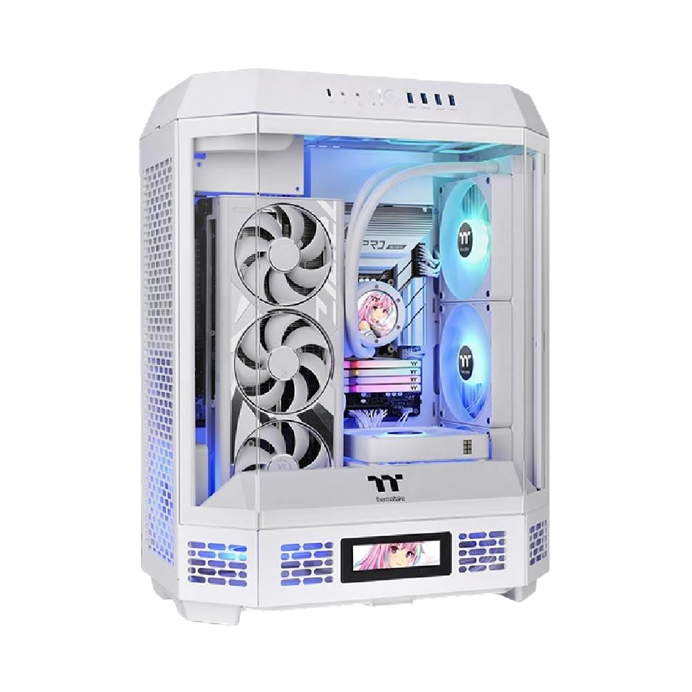 Thermaltake Tower 600 Snow USB 3.2 Tempered Glass ATX Mid Tower Beyaz Gaming Kasa