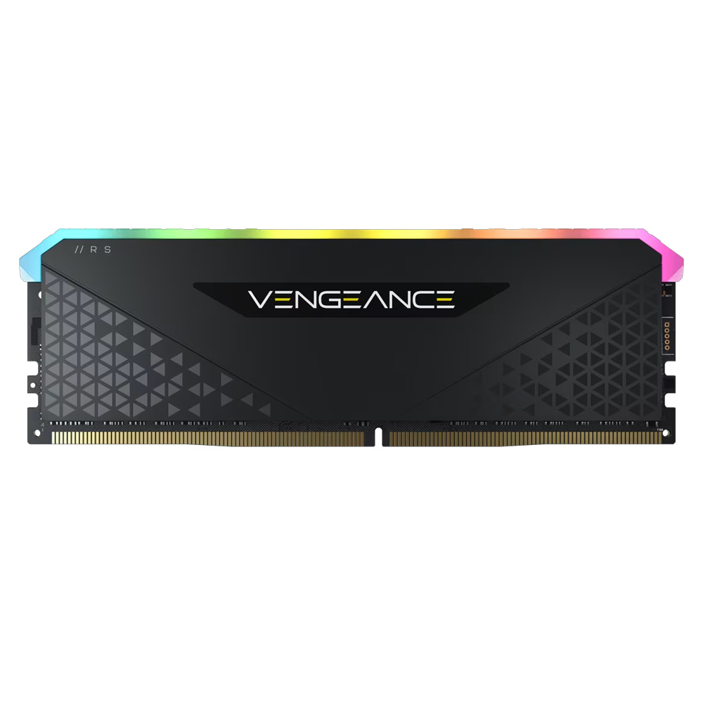 CORSAIR 16GB Vengeance RGB RS Siyah 3200MHz C16 DDR4 XMP Single Kit Ram