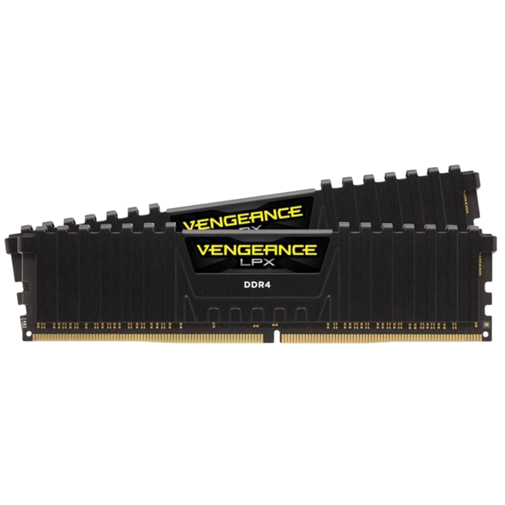 CORSAIR 16GB (2x8GB) Vengeance LPX Siyah 3200MHz CL16 DDR4 Dual Kit Ram görsel 1