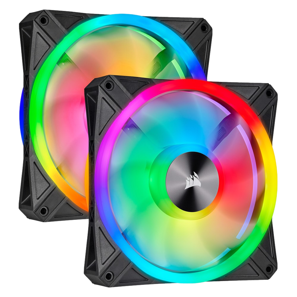 CORSAIR iCUE QL140 RGB PWM 140mm Fan (2 li Paket)