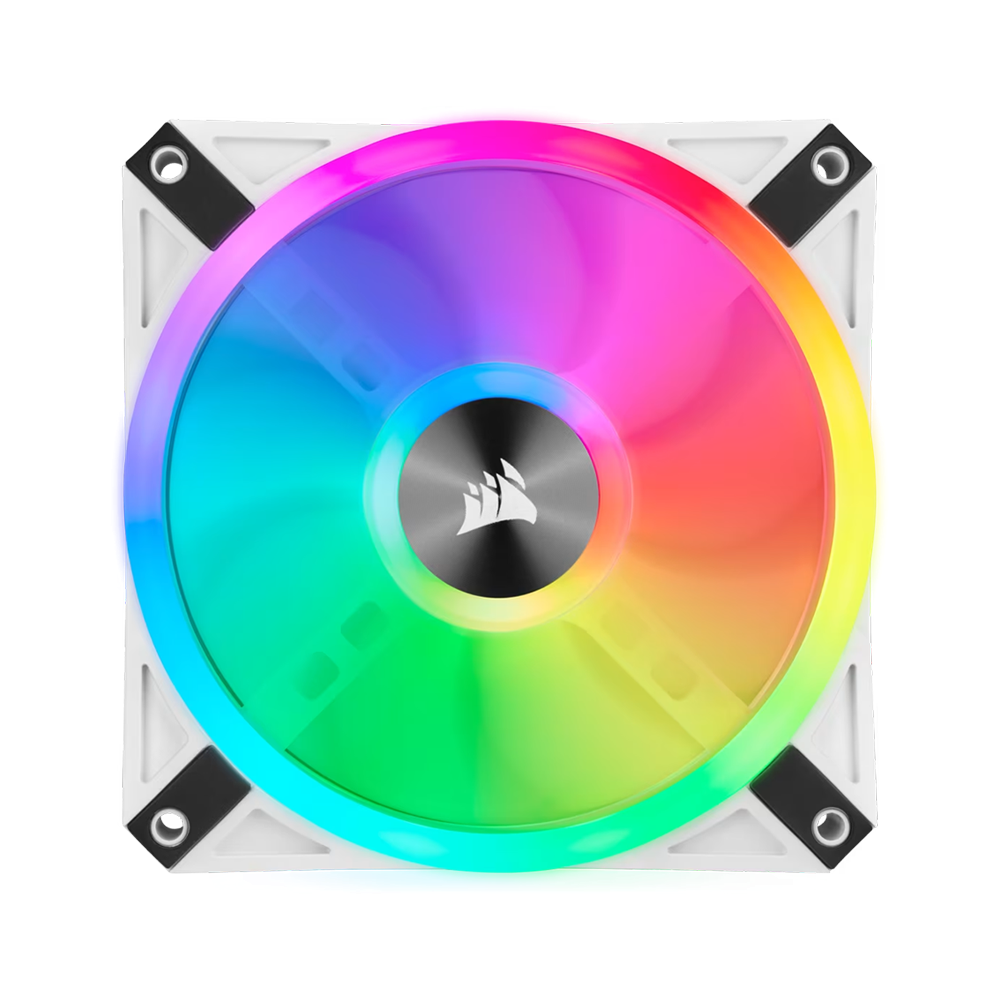 CORSAIR iCUE QL120 RGB PWM White 120mm Fan