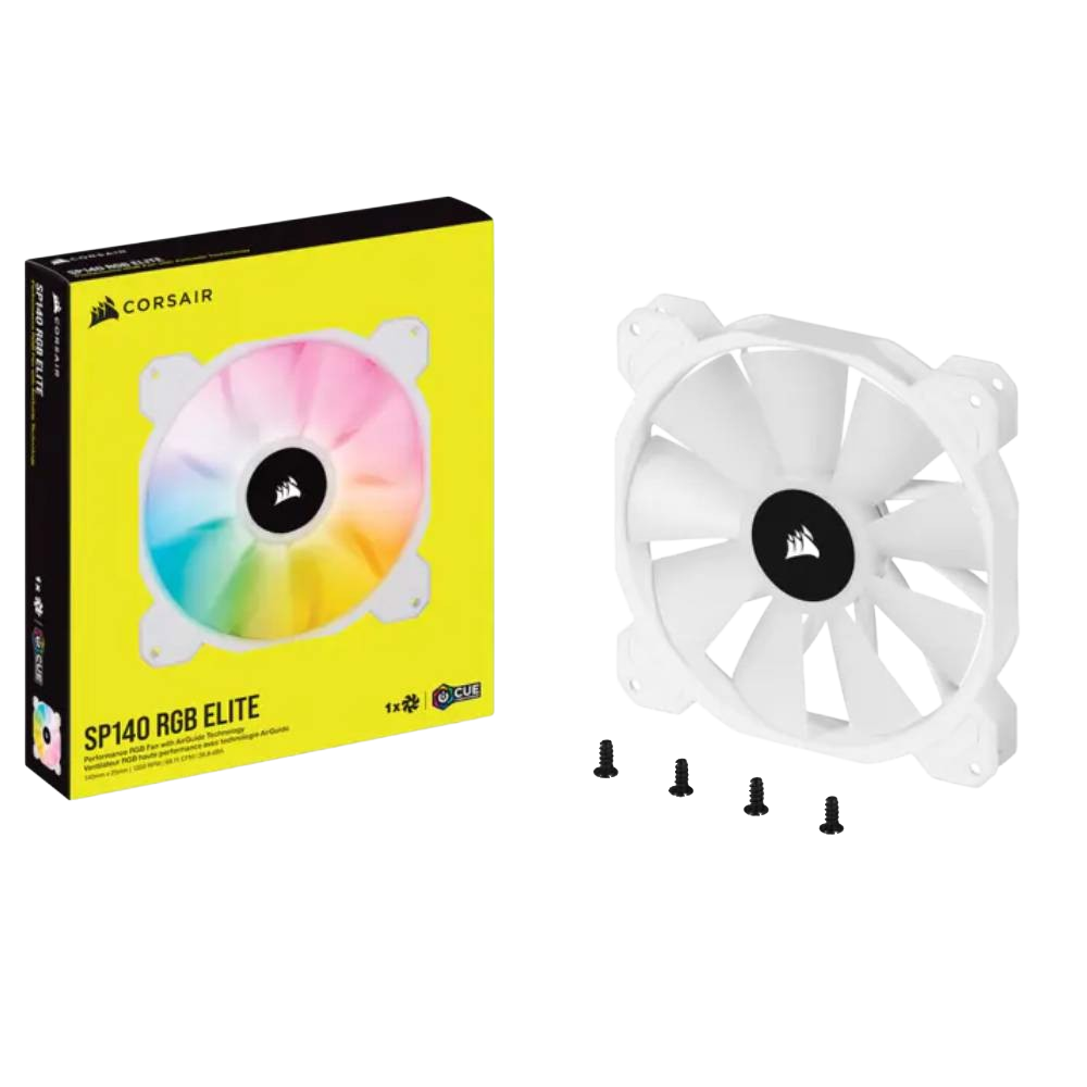 CORSAIR iCUE SP140 ELITE RGB Beyaz 140mm Kasa Fanı