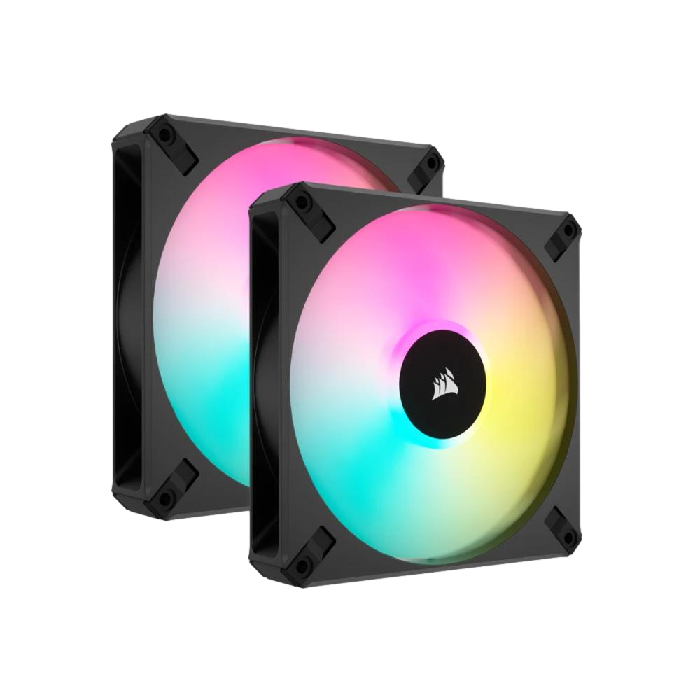 CORSAIR iCUE AF140 RGB ELITE 140mm PWM Siyah İkili Kasa Fanı