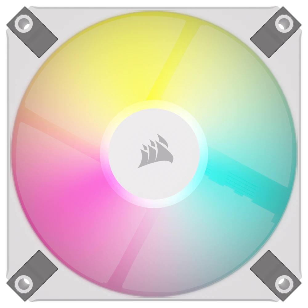 CORSAIR iCUE AF120 RGB SLIM 120mm PWM Beyaz Kasa Fanı