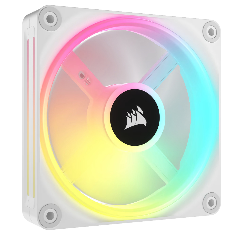 Corsair iCUE LINK QX RGB Series 120mm Manyetik Beyaz Fan Kiti