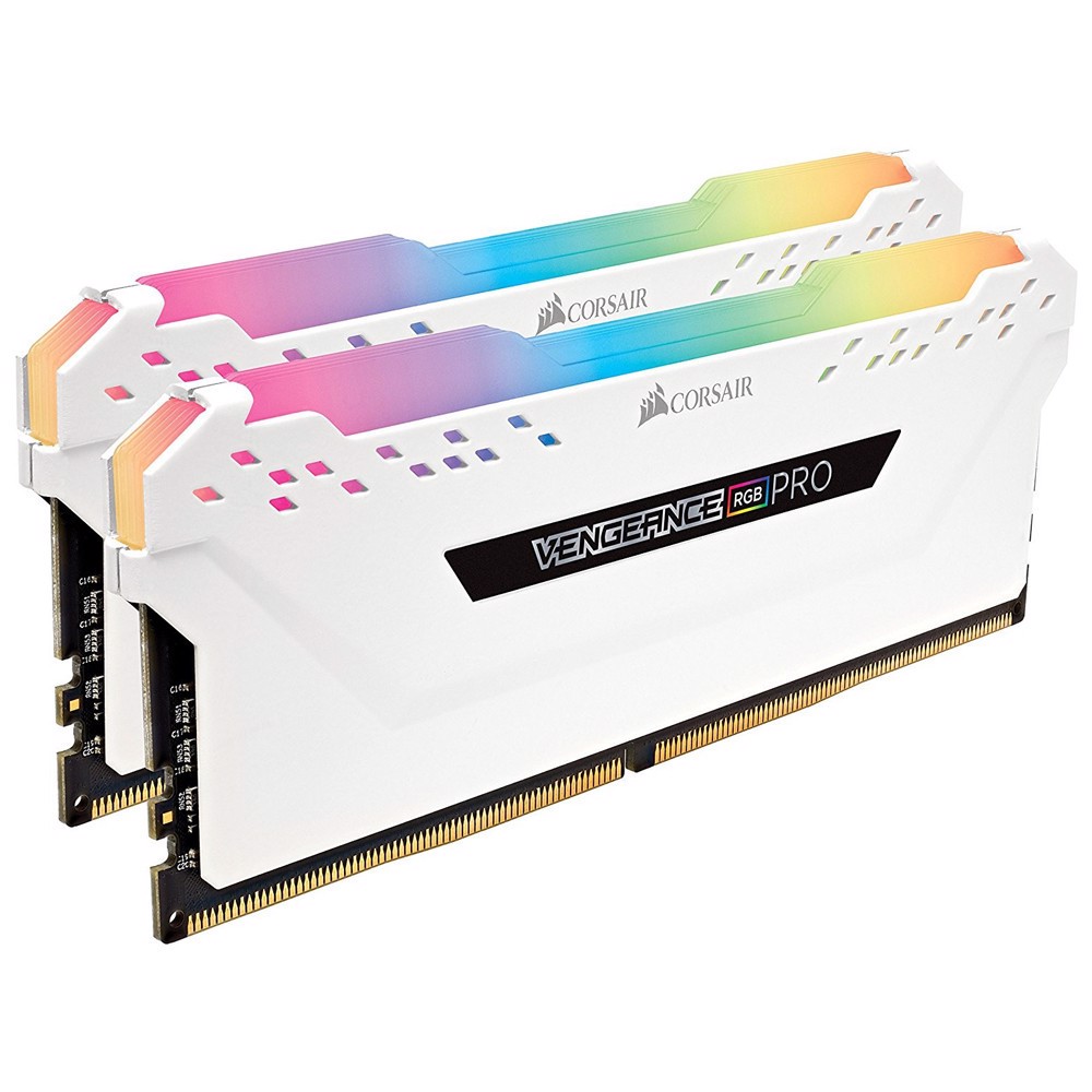 CORSAIR 16GB (2x8GB) Vengeance RGB PRO Beyaz 3200MHz CL16 DDR4