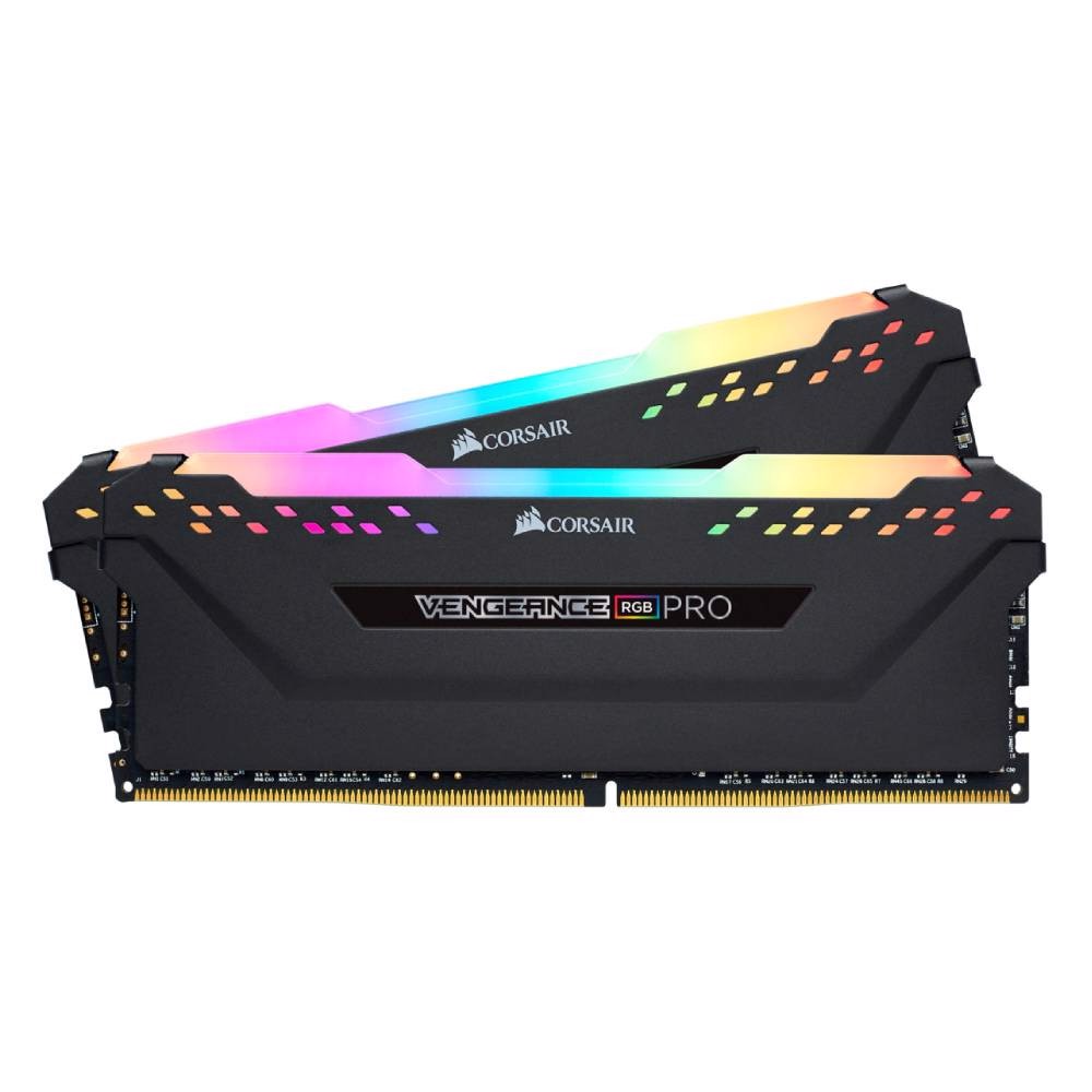 CORSAIR 32GB (2x16GB) Vengeance RGB PRO Siyah 3200MHz CL16 DDR4