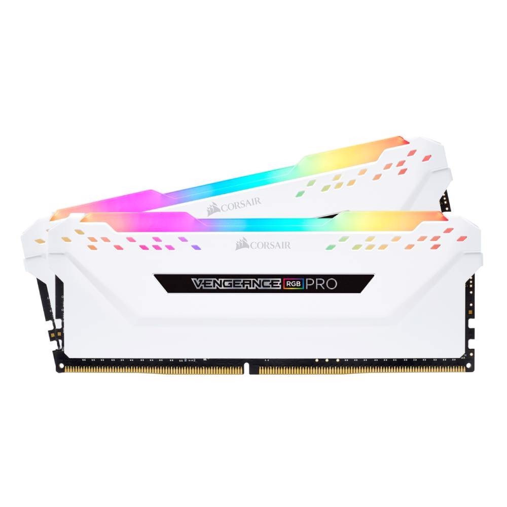 CORSAIR 32GB (2x16GB) Vengeance RGB PRO Beyaz 3200MHz CL16 DDR4
