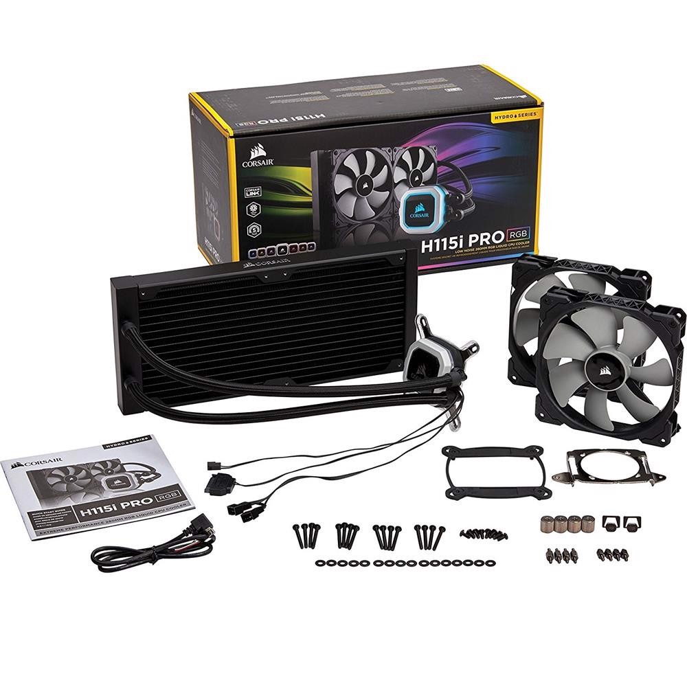 CORSAIR Hydro Serisi H115i PRO RGB 280mm İşlemci Sıvı Soğutucu
