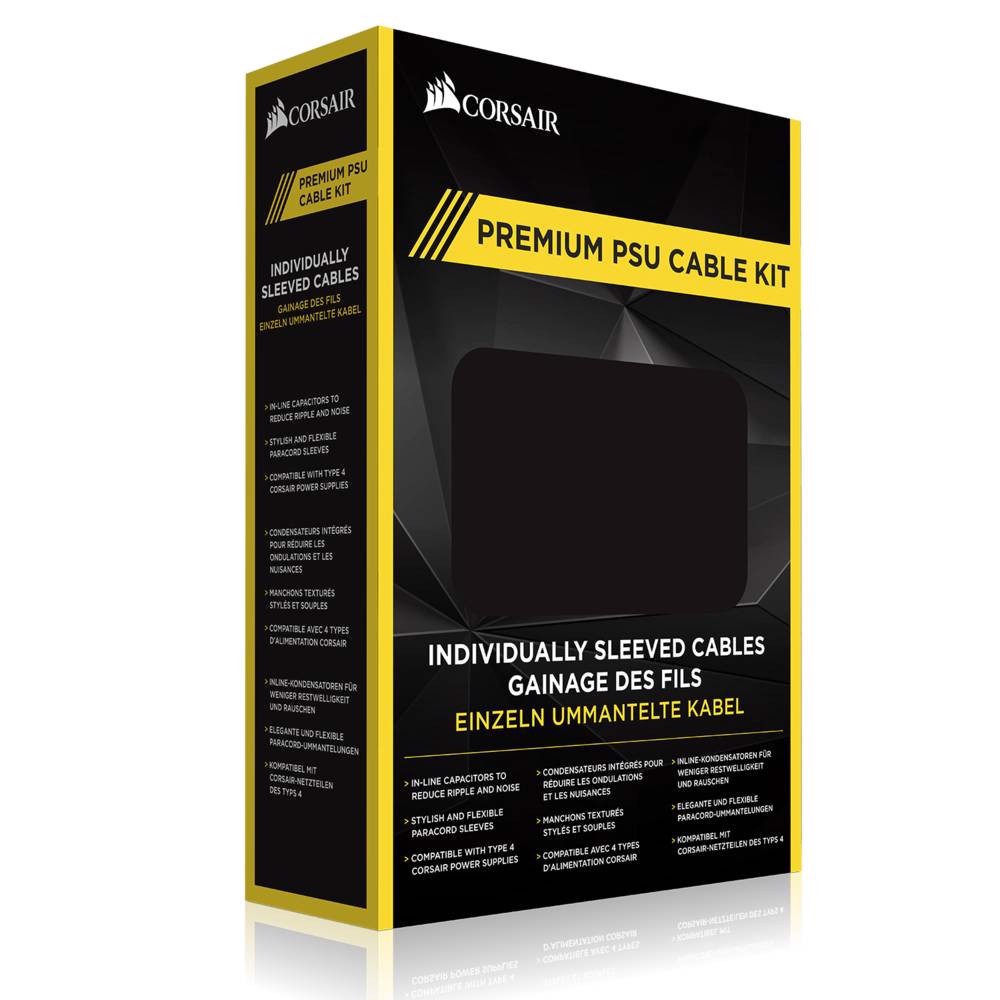 CORSAIR Premium Type 4 Gen 3 Mavi Power Supply Sleeved Kablo Seti (16AWG)