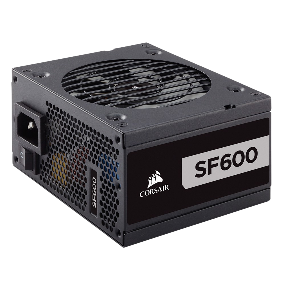 CORSAIR SF Serisi SF600 600W 80+ Platinum Full Modüler 92mm Fanlı PSU görsel 1