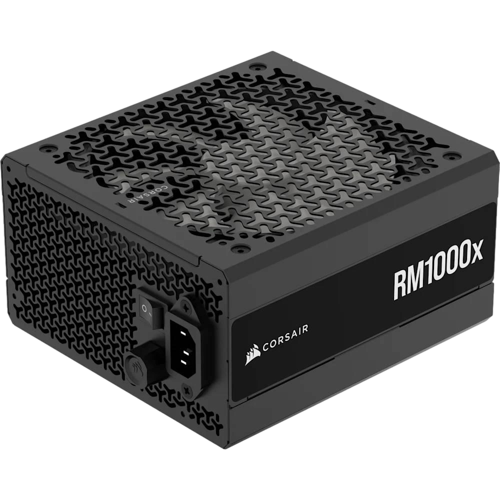 CORSAIR RM1000x 1000W 80+ Gold 140mm ATX 3.1 Full Modüler Fanlı Siyah PSU görsel 1